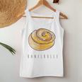 Sweden Kanelbulle Cinnamon Snail Baking Fika Coffee Tank Top Frauen Lustige Geschenke