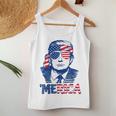 Trump 4Th Of July Merica Usa American Flag Women Tank Top Unique Gifts