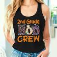 2Nd Grade Boo Crew Second Grade Teacher Halloween Women Tank Top Gifts for Her