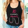 30 Ab Jetzt Gehts Abwärts Women's Birthday Tank Top Frauen Geschenke für Sie