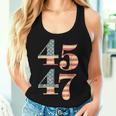 45 47 Trump 2024 Soporte De Banderaintage Trump 45 47 Hombres Es Camiseta sin mangas para mujer Regalos para ella