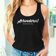 Arrivederci Recuerdos De Italia Cuello Camiseta sin mangas para mujer Regalos para ella