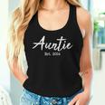 Auntie To Be 2024 Auntie Est 2024 New Aunt Tank Top Frauen Geschenke für Sie