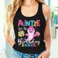Auntie Of The Shark Birthday Matching Family Aunt Women Tank Top Gifts for Her