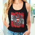 Austria Eagle Coat Of Arms Flag Austria & Women's Tank Top Frauen Geschenke für Sie