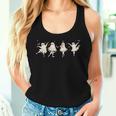 Ballet Ghost Ballet Dancer Spooky Dance Teacher Halloween Women Tank Top Gifts for Her