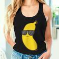 Banana Estiva Con Occhiali Da Sole Cute Banana Canotta da donna Regalos para ella