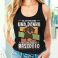 Bassotto Ragazza Cane Regalo Divertente Canotta da donna Regalos para ella