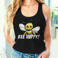 Bee Happy Ape – Sei Fortunato Con Scritta Canotta da donna Regalos para ella