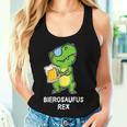 Beer Dinosaur Beer Dinosaurus Rex Sauf Beer Beer Drinker Tank Top Frauen Geschenke für Sie