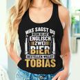 Beer Order Tobias Beer Drinking Beer Brewerer Beer Drinker Tank Top Frauen Geschenke für Sie