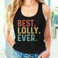 Best Lolly Ever Retro Vintage Unique For Lolly Women Tank Top Gifts for Her