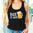 Bier Zu Mir Oktoberfest Costume Women Tank Top Frauen Geschenke für Sie