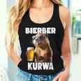 Bierber Kurwa X Biber Kurwa X Bóbr Delicious Beer Tank Top Frauen Geschenke für Sie