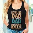 Bowling Bowling Palla Da Bowling Bowling Papà Divertente Canotta da donna Regalos para ella