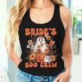 Bride's Boo Crew Floral Ghost Bachelorette Wedding Halloween Women Tank Top Gifts for Her