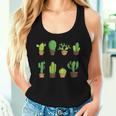 Cactus Del Mundo Cactus Suculentas Camiseta sin mangas para mujer Regalos para ella