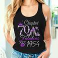 Chapter 70 Est 1954 70 Years Old 70Th Birthday Queen Women Tank Top Gifts for Her