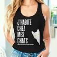 Chat Cadeau Amoureux Des Chats Rigolo Chaton Cat Dad Débardeur pour femme Cadeaux pour elle