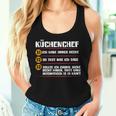 Chef's Kitchen Rules Chef Women's Tank Top Frauen Geschenke für Sie