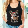 Christmas Cute Reindeer Red Nose Tank Top Frauen Geschenke für Sie