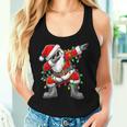 Christmas Dabbing Santa Xmas Lights Girls Boys Christmas Dab Women Tank Top Gifts for Her