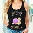 Coole Mädchen Lieben Schnecken Geschenk Tank Top Frauen Geschenke für Sie