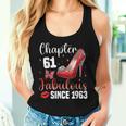 Cute Chapter 61 Fabulous Since 1963 61St Girl Birthday Women Tank Top Gifts for Her
