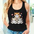 Cute Kawaii Cats Neko Kitten Cat Lover Girl Women Tank Top Gifts for Her