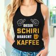 Dieser Schiri Needs Coffee Referee Referee Schiri Tank Top Frauen Geschenke für Sie