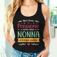 Divertente Idea Pensionato Gadget Pensione Mamma Nonna Canotta da donna Regalos para ella
