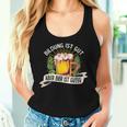 Education Ist Gut Aber Bier Ist Guter Bierstein Beer Tank Top Frauen Geschenke für Sie