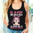 El K-Pop Me Hace Feliz Kpop Musik Cuello Camiseta sin mangas para mujer Regalos para ella