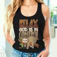 Entspann Dich Gott Hat Alles Unter Kontrolle Christian Tank Top Frauen Geschenke für Sie