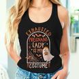 Exhausted Pregnant Lady Costume Halloween Pregnancy Mom Women Tank Top Gifts for Her