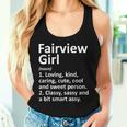 Fairview Girl Tx Texas Cadeau Amusant Pour Fille Débardeur pour femme Cadeaux pour elle