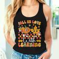 Fall In Love With Learning Teacher Autumn Pumpkin Women Tank Top Gifts for Her