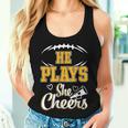Football And Cheer Mom Cheerleading Mother Football Women Tank Top Gifts for Her