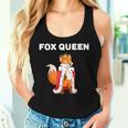 Fox Queen Fox Da Ragazza Donna Fox Canotta da donna Regalos para ella