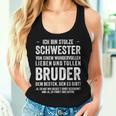 Birthday Ich Bin Stolze Schwester Bruder Tank Top Frauen Geschenke für Sie