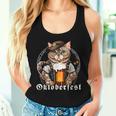 Cat Beer Oktoberfest Bavaria Lederhosen Costume Tank Top Frauen Geschenke für Sie