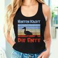 Football Slogan Hinten Kackt Die Duck Tank Top Frauen Geschenke für Sie