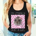 I'm Literally Just A Girl Sad Hamster Meme Women Tank Top Gifts for Her I'm Literally Just A Girl Sad Hamster Meme Women Tank Top Gifts for Her