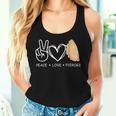 Peace Love Pierogi Cuisine Lover Cool For Girl Women Tank Top Gifts for Her