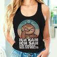 Sloth Ich Kam Ich Sah Ichergaß Was Ich Wollte Tank Top Frauen Geschenke für Sie