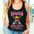 Garden Woman Gardener Queen Spade Tank Top Frauen Geschenke für Sie