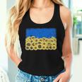 Girasol Bandera Ucrania Lindo Floralintage Ucrania Camiseta sin mangas para mujer Regalos para ella