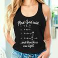 God Said Maxwell Equation Physics Jesus Christian Nerd Canotta da donna Regalos para ella