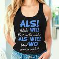 Grammatik German Teacher And Teacher Tank Top Frauen Geschenke für Sie