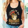 Hombres Y El Imperio Romano Internet Meme Imperio Romano Camiseta sin mangas para mujer Regalos para ella
